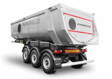 Billenőplatós/billencs félpótkocsikk Schwarzmüller 3-Axle Aluminium-Segment Tipper Semitrailer with thermal insulation