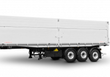 Billenőplatós/billencs félpótkocsikk Schwarzmüller 3-axle large-scale aluminium hollow profile tipper semitrailer for (un)loading and tipping to the left or rear
