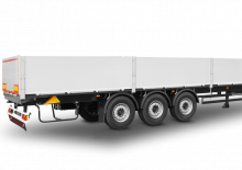 Billenőplatós/billencs félpótkocsikk Schwarzmüller 3-axle platform semitrailer - building materials