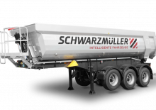 Billenőplatós/billencs félpótkocsikk Schwarzmüller 3-axle steel segment tipper semitrailer
