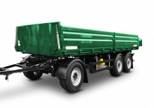 Billenőplatós/billencs pótkocsikk Schwarzmüller 3-axle 3-way tipper trailer - building site