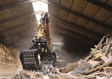 Bontási válogató megfogók Caterpillar G313GC