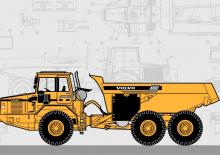 Csuklóvázas dömperek Volvo A30C