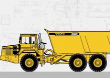 Csuklóvázas dömperek Volvo A35C