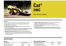 Csúszókormányzású rakodók Caterpillar 246C