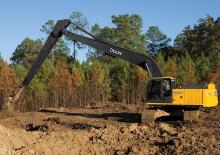 Csúszókormányzású rakodók John Deere Construction 270D