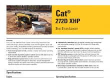 Csúszókormányzású rakodók Caterpillar 272D XHP