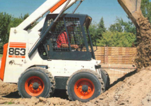 Csúszókormányzású rakodók Bobcat 863 G H