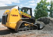 Csúszókormányzású rakodók New Holland C334