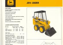 Csúszókormányzású rakodók John Deere Construction JD14