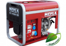 Dízel generátorok Mosa GE 6500 DES/GS
