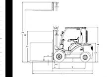 Dízel targoncák DanTruck 3425 DY