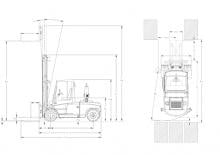 Dízel targoncák DanTruck 9496 Power +