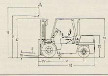 Dízel targoncák Doosan D 45 S(C) 2