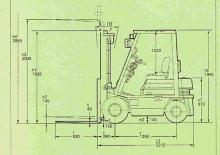 Dízel targoncák Komatsu FD 10 T-15