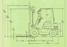 Dízel targoncák Komatsu FD 15 T-15