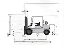 Dízel targoncák Mitsubishi FD 45 T