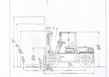 Dízel targoncák Komatsu FD 70-6