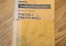 Dízel targoncák Komatsu FD 80-7