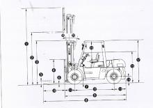 Dízel targoncák TCM FD 80 Z 8