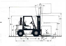 Dízel targoncák Clark GPX 50 SD
