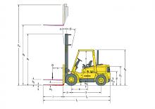 Dízel targoncák Hyster H 4.00 XMS - 6