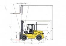 Dízel targoncák Hyster H 9.00 XM