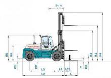 Dízel targoncák Konecranes SMV 45-1200 B