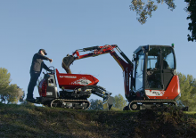 Elektromos lánctalpas dömperek Yanmar C08e