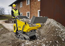 Elektromos lánctalpas dömperek Wacker Neuson DT10e