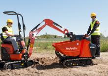 Elektromos lánctalpas dömperek Kubota KC70H-4e