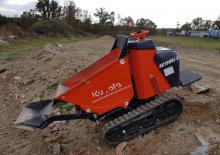 Elektromos lánctalpas dömperek Kubota KC70VSL-4e