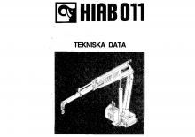 Elektromos rakodódaruk Hiab 011 B