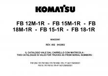 Elektromos targoncák Komatsu FB 12 M 1 R
