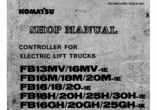 Elektromos targoncák Komatsu FB 13 MV 1 E