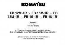 Elektromos targoncák Komatsu FB 18 M 1 R