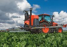 Felszerelhető szántóföldi permetezők Kubota XMS210 iXflow-E
