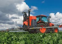 Felszerelhető szántóföldi permetezők Kubota XMS213 iXflow-E