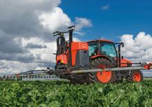 Felszerelhető szántóföldi permetezők Kubota XMS216 iXflow-E