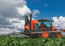 Felszerelhető szántóföldi permetezők Kubota XMS216 iXflow-E
