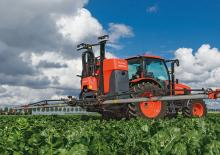 Felszerelhető szántóföldi permetezők Kubota XMS218 iXflow-E