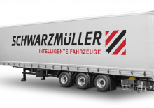 főggünyoldalfalú/ponyvás félpótkocsik Schwarzmüller 3-axle mega sliding tarpaulin platform semitrailer