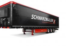 főggünyoldalfalú/ponyvás félpótkocsik Schwarzmüller 3-axle ultralight sliding tarpaulin platform semitrailer - paper rolls