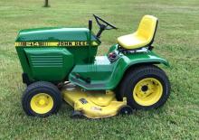 Fűnyíró és kertitraktorok John Deere 214