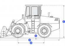 Gumikerekes dózerek Komatsu WD 600