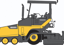Gumikerekes finiserek Volvo ABG5870