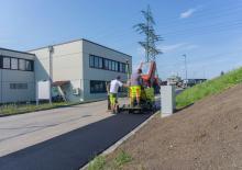 Gumikerekes finiserek Ammann AFW 150-2