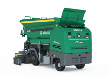 Gumikerekes finiserek Vögele Mini 502e