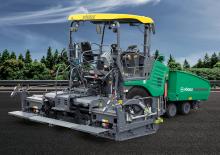 Gumikerekes finiserek Vögele Super 1603