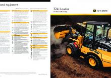 Gumikerekes homlokrakodók John Deere Construction 324 J